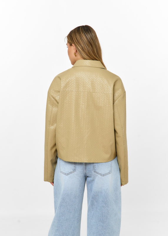 Avery | Faux Leather Jacket
