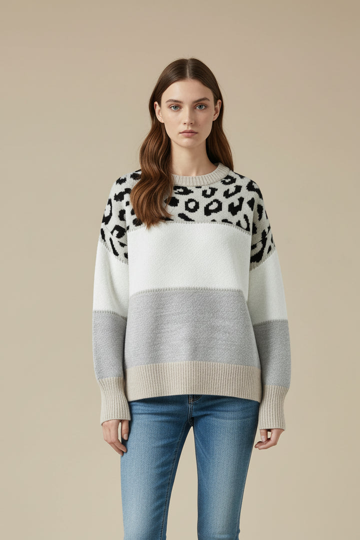 Leah | Leopard Print Sweater