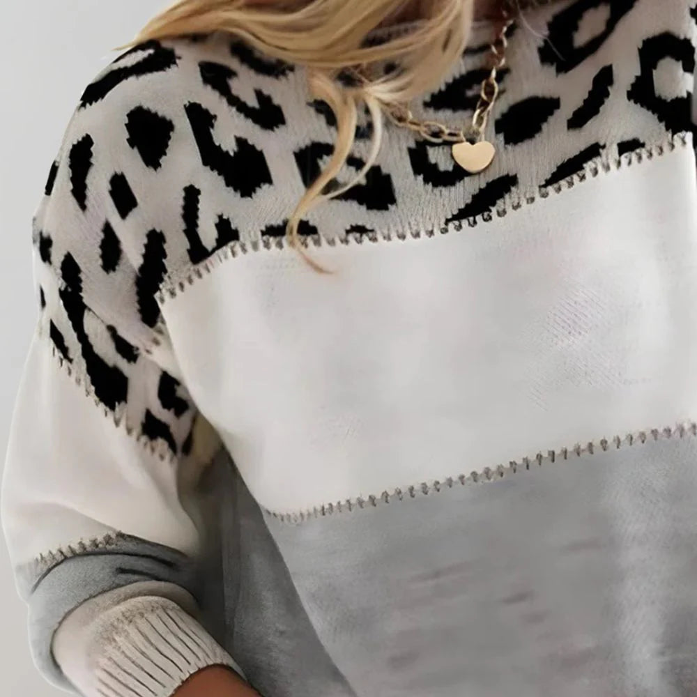 Leah | Leopard Print Sweater