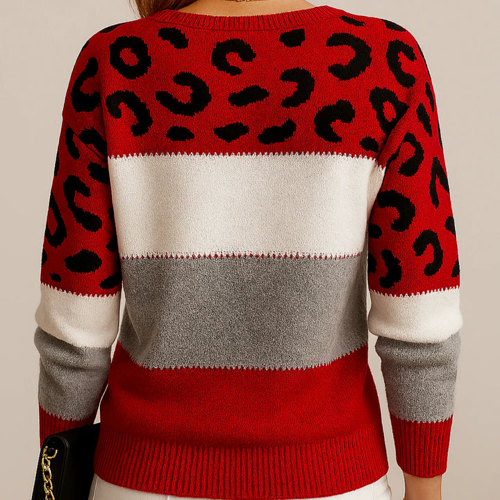 Leah | Leopard Print Sweater