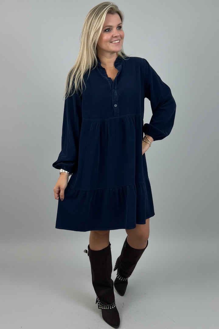 Juliette | Tiered Button Dress
