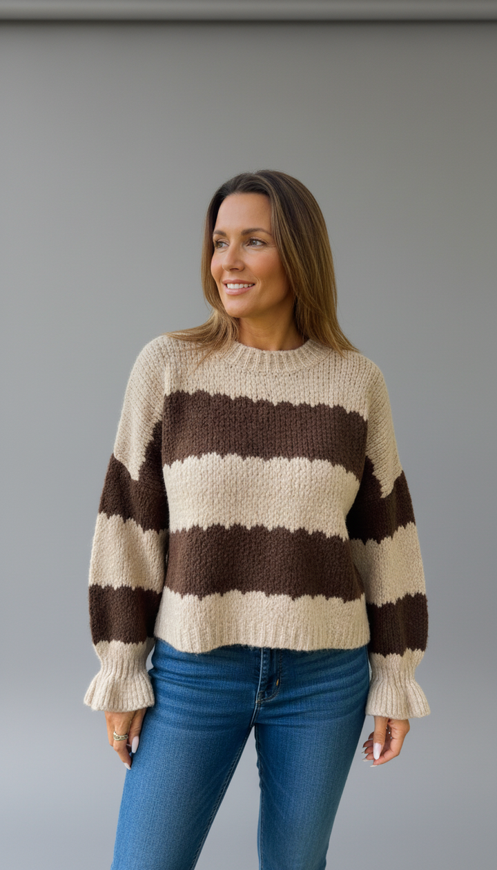 Sarah | Simple Striped Sweater