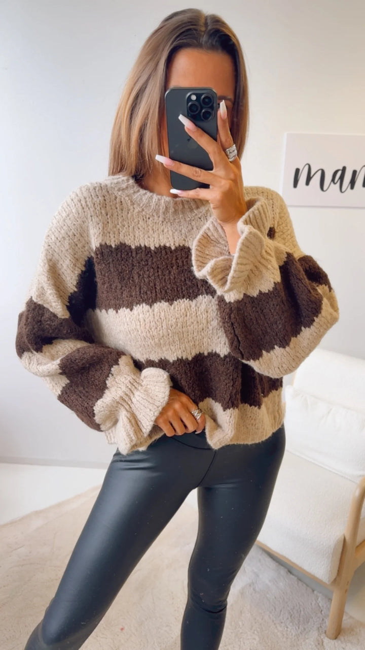 Sarah | Simple Striped Sweater