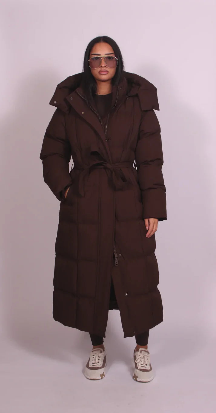 Rowan | Belted Puffer Coat