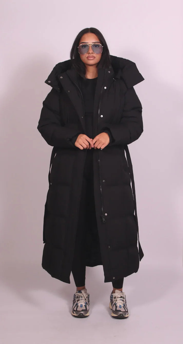 Rowan | Belted Puffer Coat