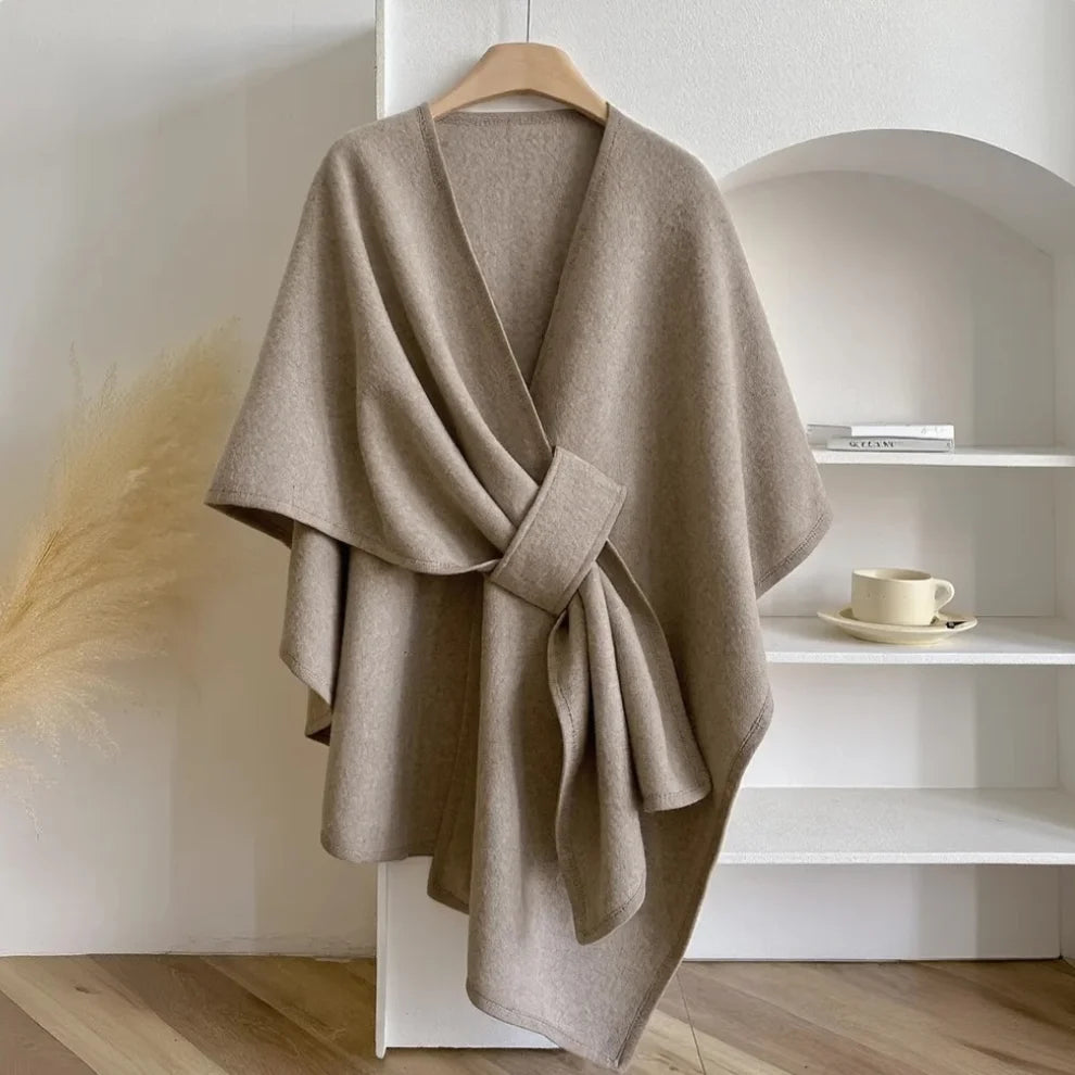 Kathy | Wrap Coat Poncho