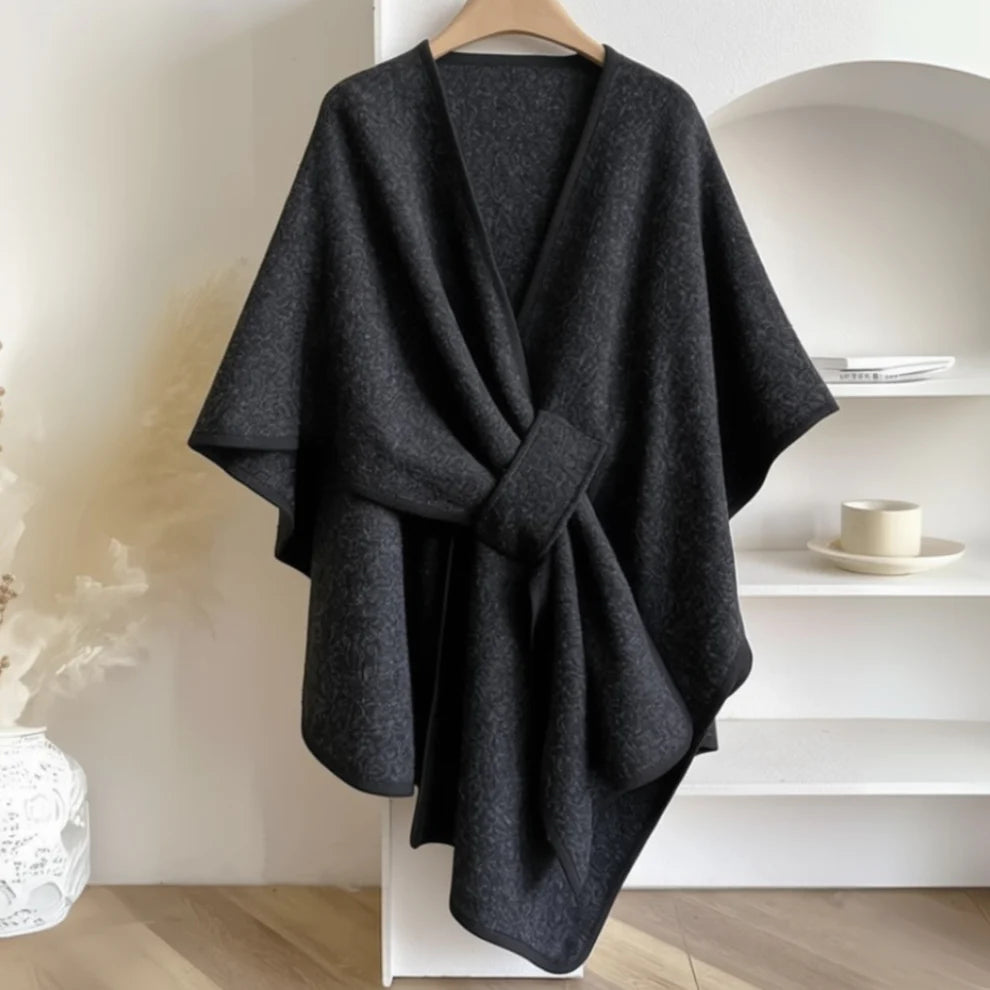 Kathy | Wrap Coat Poncho