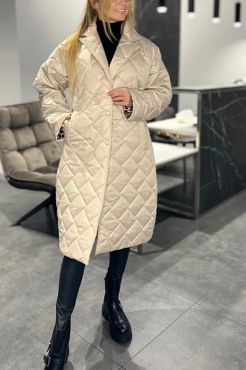 Julia | Long Quilted Coat