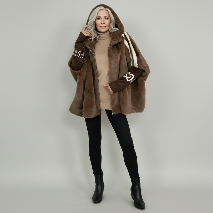 Ashley | Faux Fur Hooded Coat