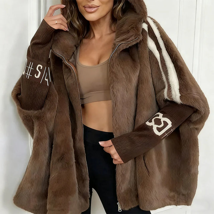 Ashley | Faux Fur Hooded Coat